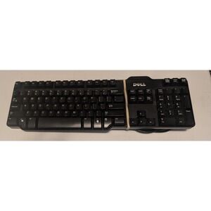 Dell Keyboard Black SK-8115 Wired USB Full Size QWERTY Numeric Keypad